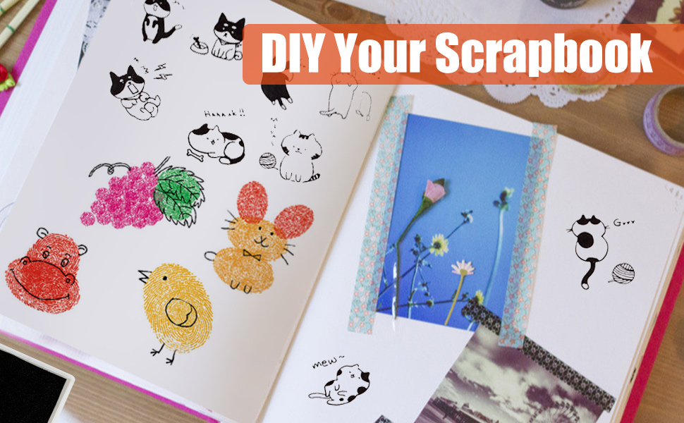 diy scrapbook page with a picture of a bird and flowers