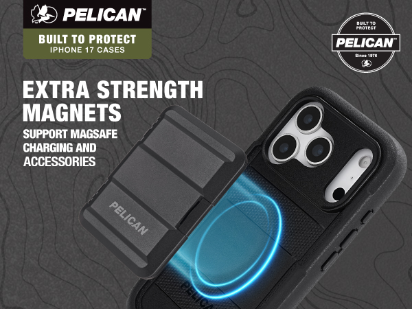 black bumper shockproof rugged hard back durable tough basic mag safe pelican