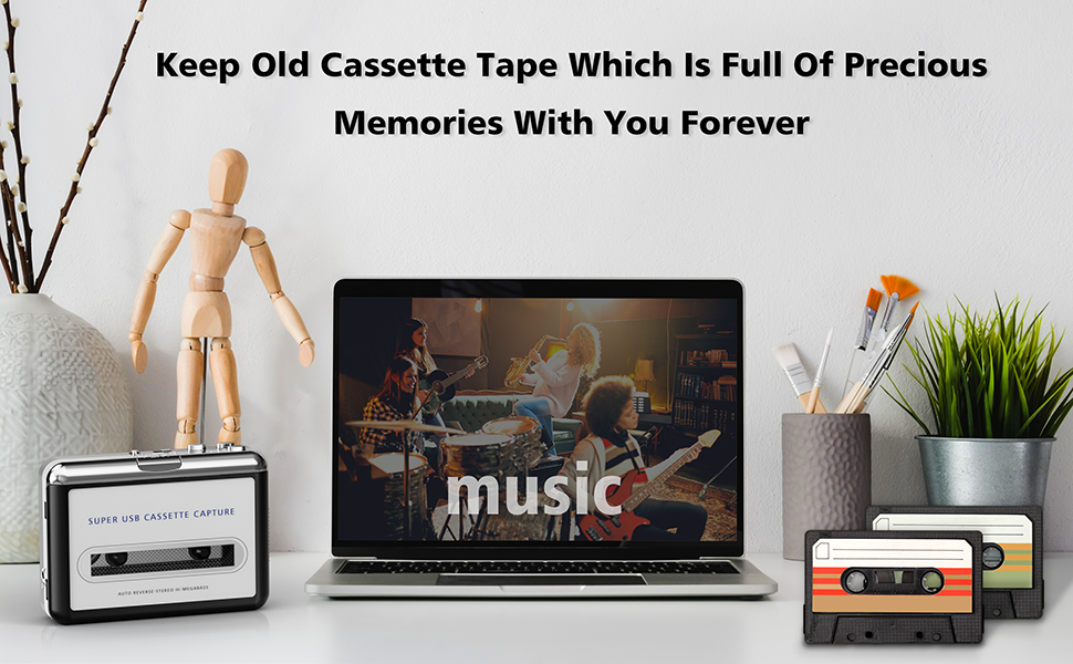 portable cassette recorder