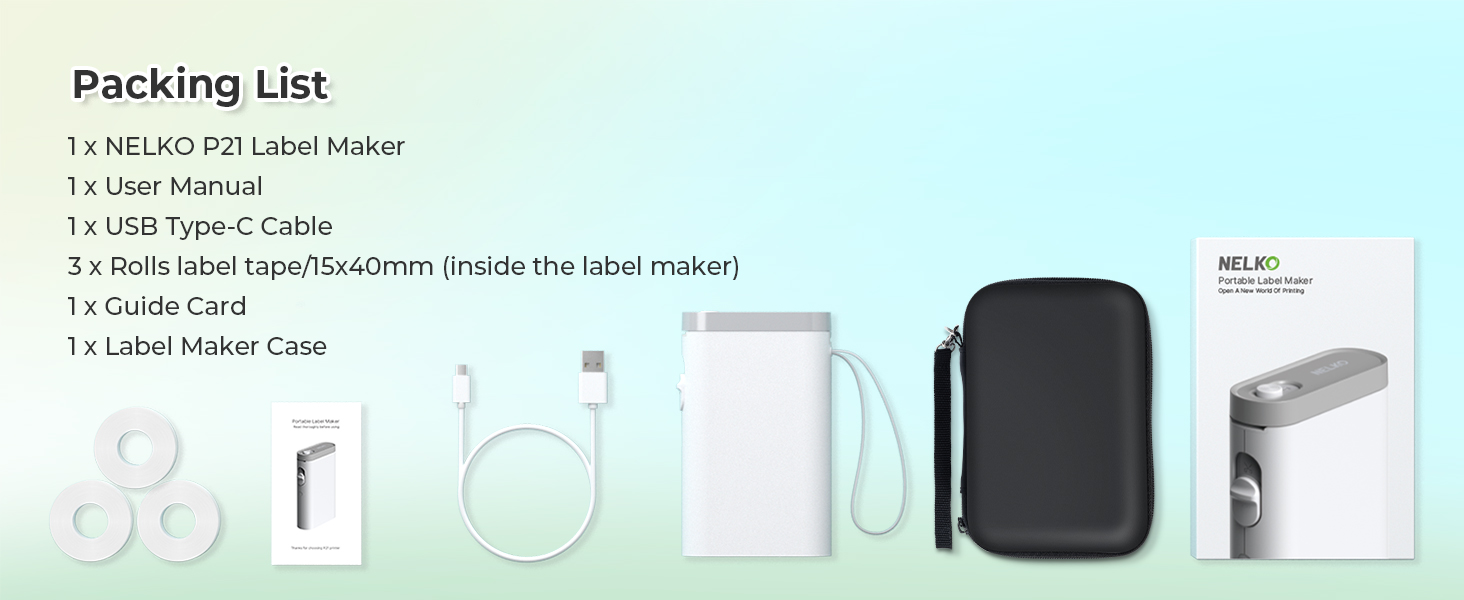 P21 label maker label makers label maker machine with tape