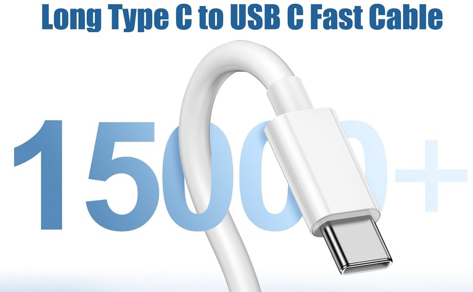 Extra Long USB C Charger Cable