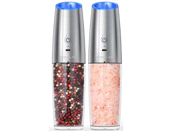 Gravity Electric Salt and Pepper Grinder Set