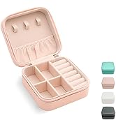 TRODANCE Mini Jewelry Travel Case,Small Jewelry Organizer, Portable Jewelry Box Travel Mini Stora...