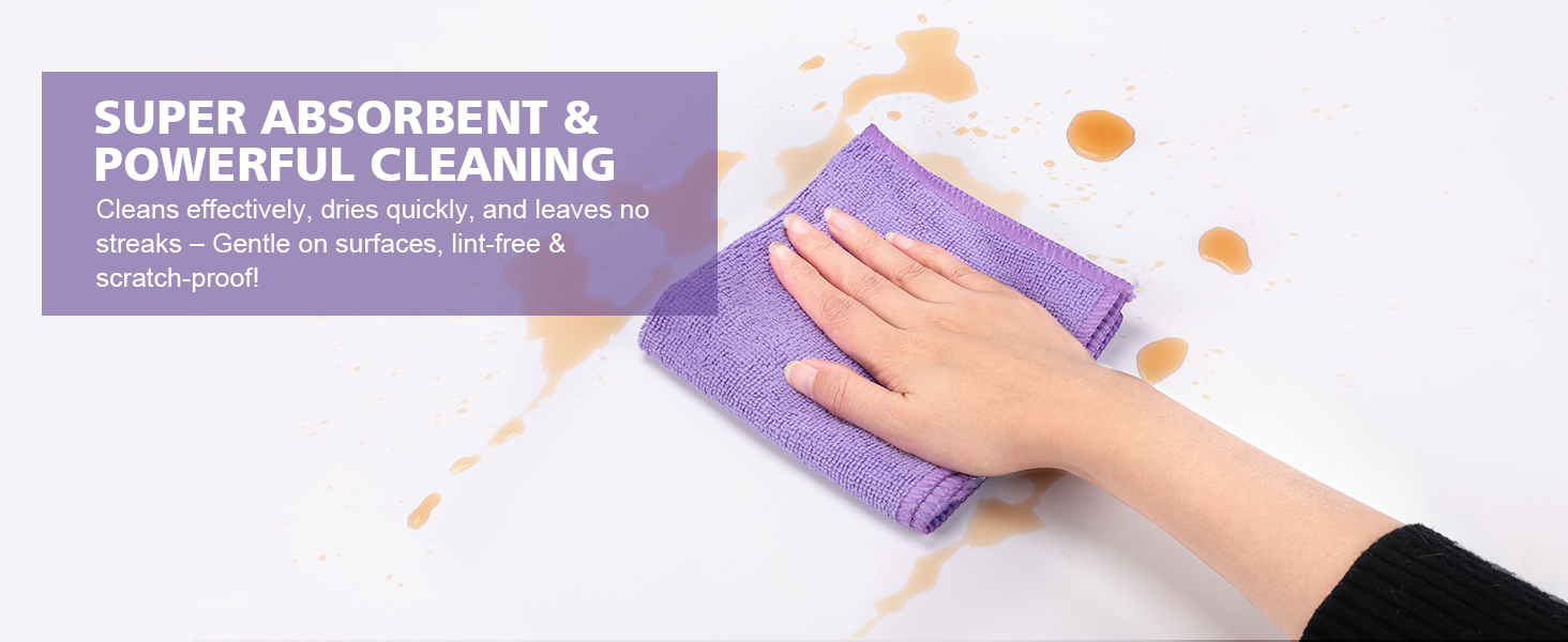 SUPER ABSORBENT &amp;amp; POWERFUL CLEANING