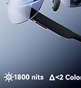 TOZO VIZO Z1 Pro AR Glasses with 160" OLED Display, 120Hz, Full HD 2D &amp; 3D, 6000 nits Brightness,...