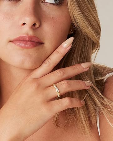 Cubic Zirconia Simulated Diamond Rings