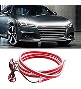 Car Hood Light Strip, 71 Inches Flexible Exterior Car LED Strip Lights Waterproof Car Led Light D...