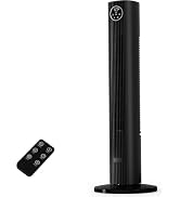 Antarctic Star Tower Fan for Bedroom, Quiet Standing Cooling Fan with 6 Speeds 4 Modes, 23ft/s Ve...