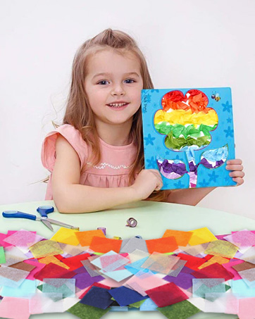 Phinus 6300 Pcs 1 Inch Tissue Paper Squares