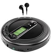 Coby Portable CD Player with Skip Protection- Lightweight and Shockproof Music Disc Player with F...