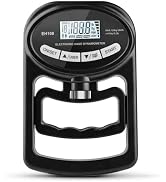 OSDUE Hand Dynamometer Grip Strength Trainer - 265 Lbs / 120 Kgs Electronic Hand Grip Strength Te...
