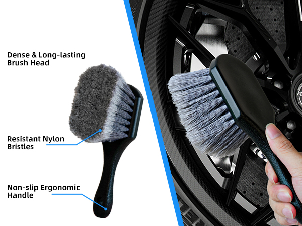 Soft-bristles Tire Brush