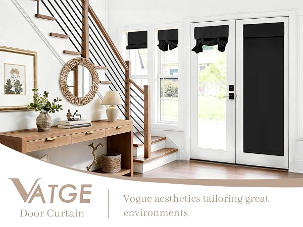 vatge door curtain for door window