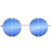 Limited Edition Specialty Diffraction Glasses – Rave Eyes Party Club Music Festival Trippy 3D (Blue)