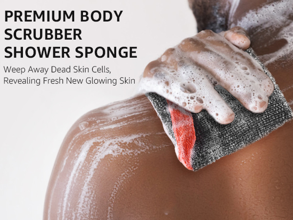 BODY SCRUBBER SHOWER SPONGE