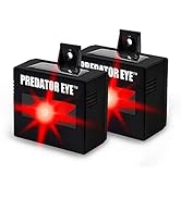 ASPECTEK Solar Rechargeable Night Time Predator Eye Animal Deterrent Powerful Light to Protect fr...