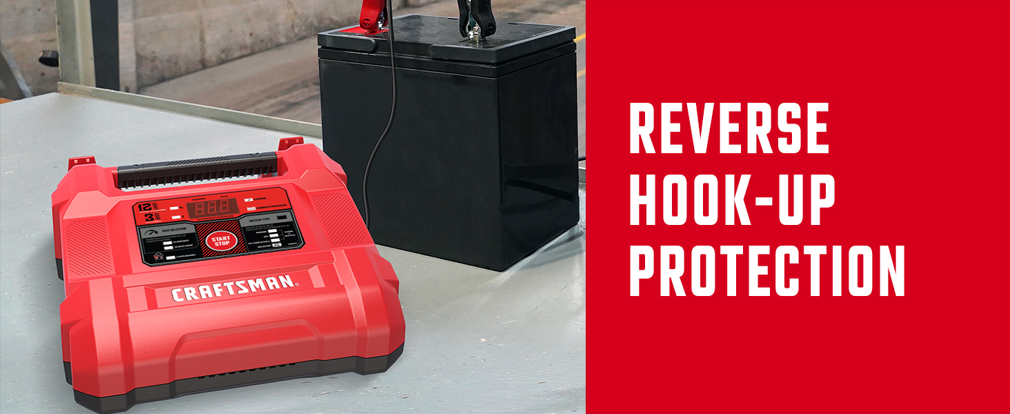 Upgraded CRAFTSMAN CMXCESM258 12A Automotive Battery Charger