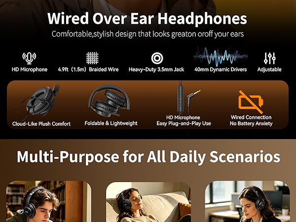 Wired Headphones