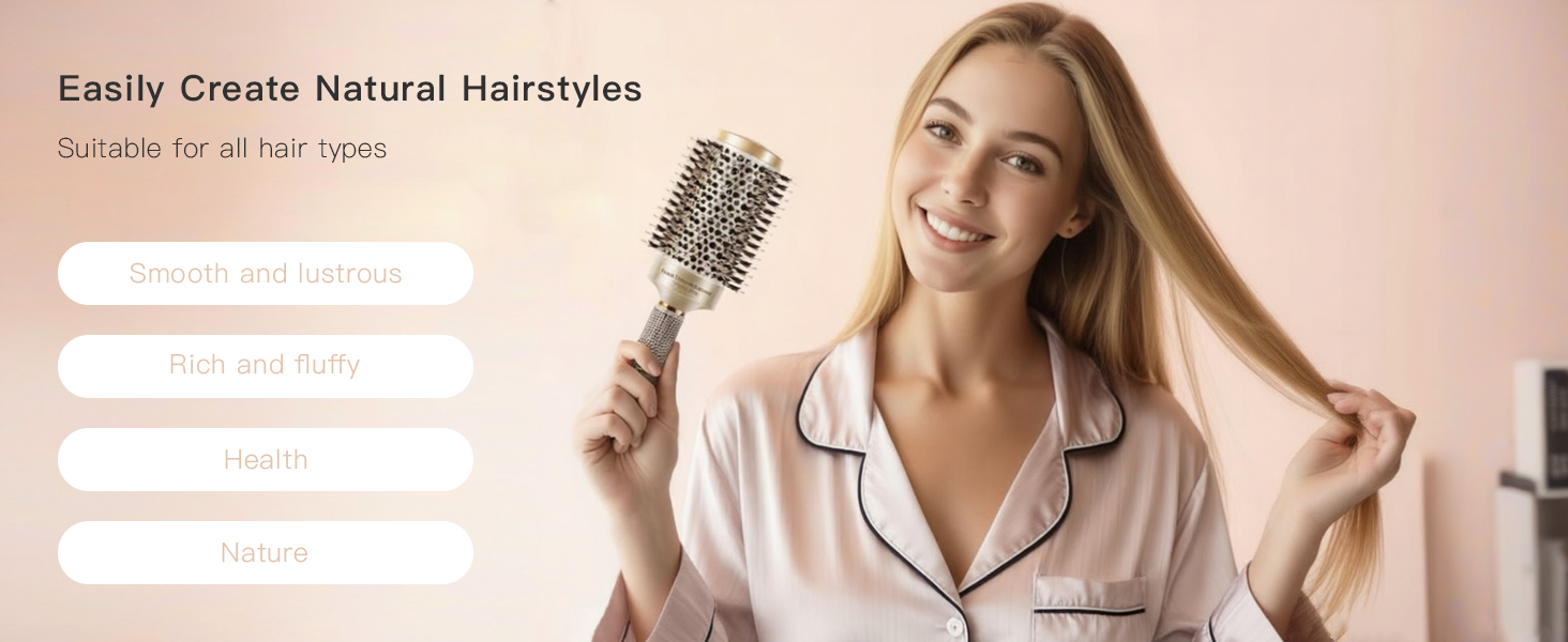 round brush for blow out