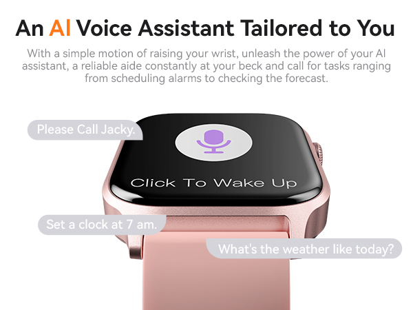 smart watch with voice assistent