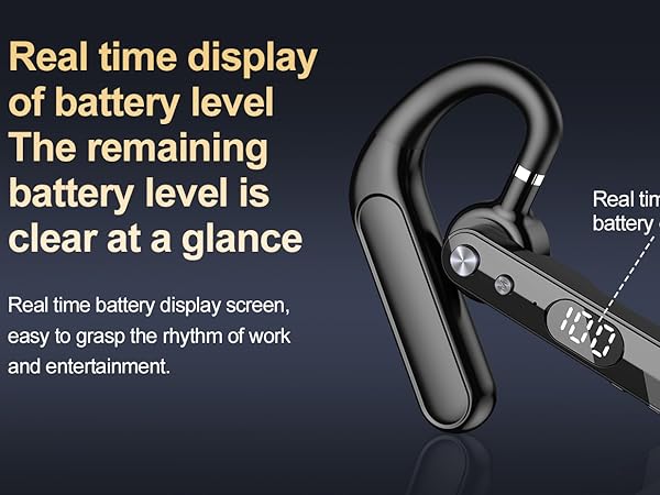 long-lasting single ear bluetooth earpiece