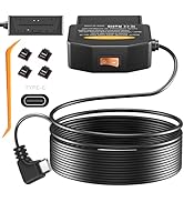 OBD2 OBD Power Cable for Dash Camera, OBD to Type-C USB OBDII Adapter Hardwire Charger Cable 24 H...
