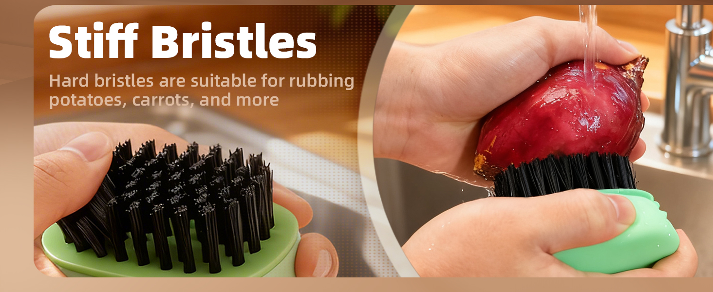 Vegetable Brush Scrubber for Food