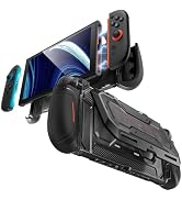 Mumba Dockable for Nintendo Switch 2 Case with Flip Stand, [Titan] Ergonomic Switch 2 Grip Protec...