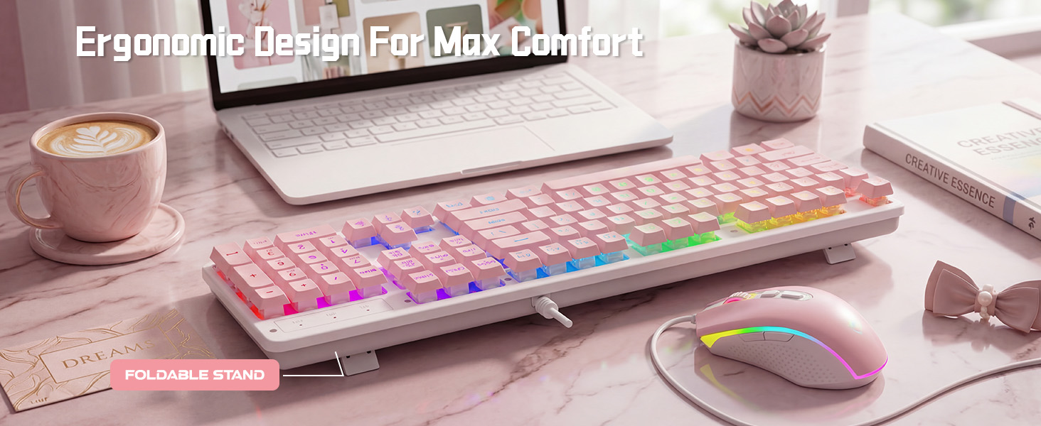 Fullsize Gaming Keyboard and Mouse