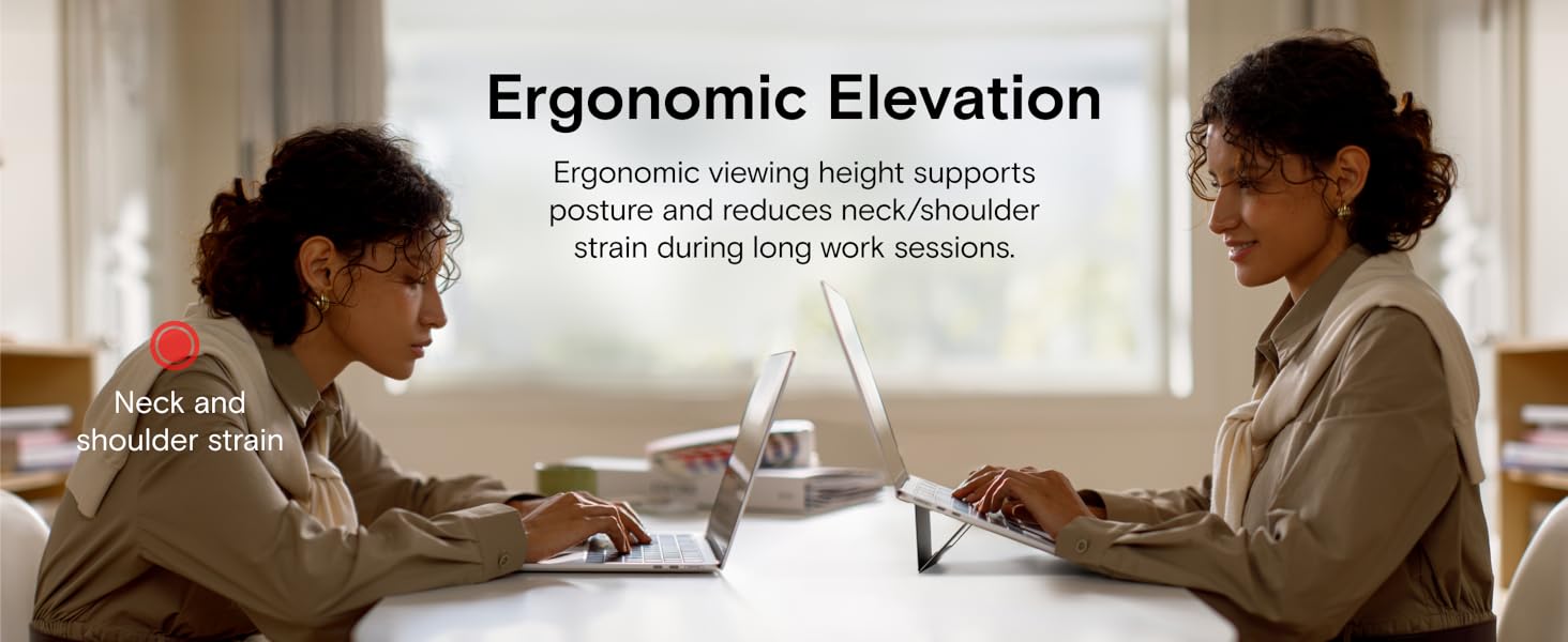 ergonomic elevation laptop stand