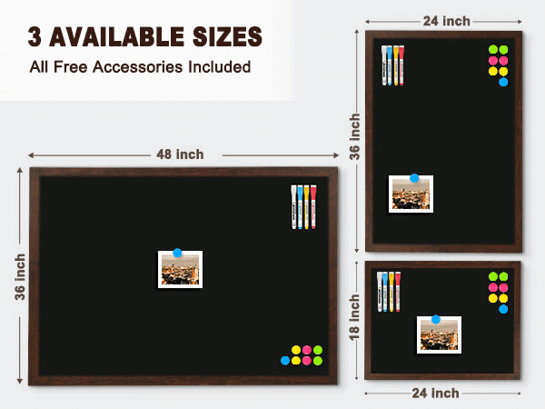 2418 3624 45x60 cm 60x90 cm chalkboard 