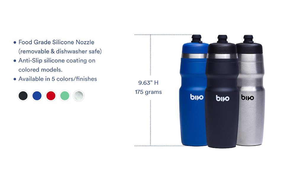 Bivo Duo Metal Cycling Sport Water Bottle