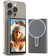 Voinap Phone Vlog Selfie Monitor Screen with Remote, Magnetic Back Camera Monitor for iPhone Andr...