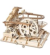 ROKR 3D Wooden Puzzles Marble Run Set - Mechanical Model Kit for Adults DIY Roller Coaster Toys G...