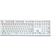 FKZ GMK108 Mechanical Keyboard Kit,VIA Programmable Full Size 108 Keys Hot Swappable Gasket Custo...