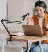 Microphone Desk Clamp for Microphone Boom Arm Stand Holder with 3/8” to 5/8” Screw Adapter Fits u...