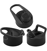 Simple Modern Summit Water Bottle Lid - Flip Lid with Handle, Insulated Straw Lid, and Insulated ...