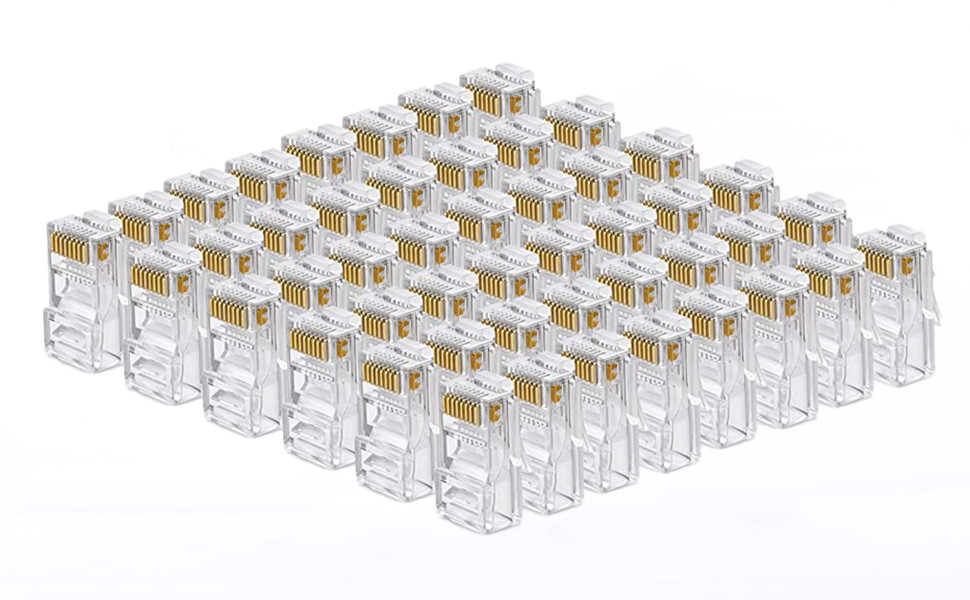 pass through cat6 connectors