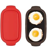 Microwave Egg Cooker, Microwave Egg Poacher | Cooker &amp; Fryer for Breakfast Sandwiches | Maker for...