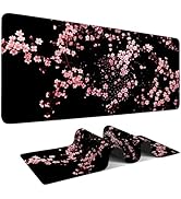 Cherry Blossom Extended Gaming Mouse Pad 35.4 x 15.7 Inch – Japanese-Inspired Desk Mat for Gaming...