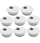 BOPOREAE Desk Grommet 2" (50 mm), Desk Cord Hole Cover, Cable Grommet ABS Plastic, Desk Hole Grom...