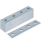heneng 9 Pcs 4 Hole Flat Plate Fitting for 1-5/8