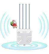 AX1800 WiFi 6 Wireless Outdoor Access Point,WAVLINK Long Range Outdoor WiFi with PoE | Dual Band ...