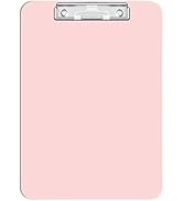 Hongri Plastic Clipboard, Pink Clipboard Standard A4 Letter Size Clipboards for Nurses, Students,...