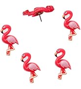 25 pcs Pink Flamingo Push Pins Cute Thumbtack Photos Wall Maps Bulletin Board Cork Boards Drawing...