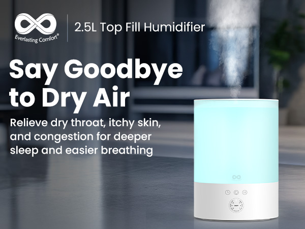 Top Fill Humidifiers for Bedroom