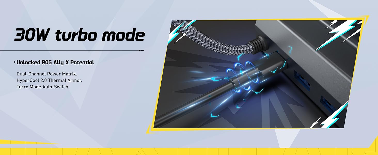 Turbo 30W Boost for ROG Ally's clutch moments