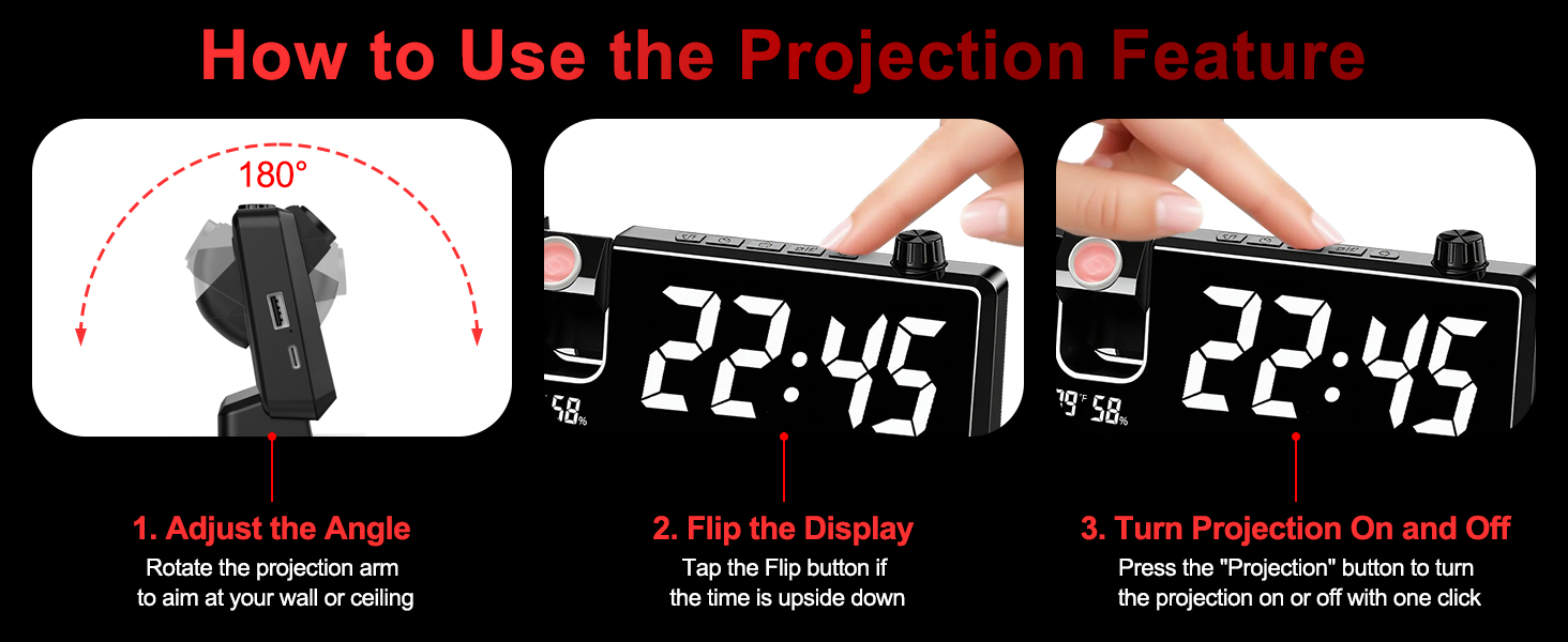 Projection Alarm Clocks