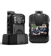 BOBLOV B4K5 256GB 4K Body Camera, with 3400mAh for 11Hrs Video Record, IP68 Waterproof, GPS Night...