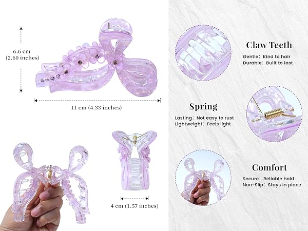 hair clips bow